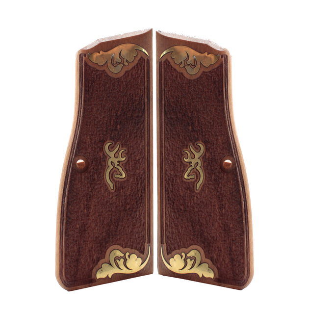 Poignées Springfield Armory SA 35 Pour Browning HP Et Regent Br-9 Poignées Springfield Armory SA 35 Pour Browning HP Et Regent Br-9