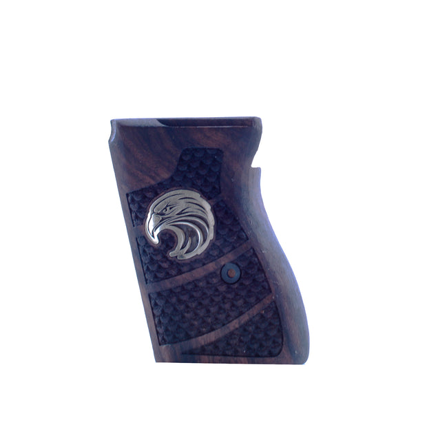 Walther PPK Grips Walnut Wood Gold Metal Grips