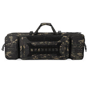 VOTAGOO Double Rifle Case Gun Bag, Safely Long-Barrel Firearm Transportation Cases  Locks, All-Weather Soft Tactical Range Bag Ackpack For Shotgun Spacious Heavy Duty