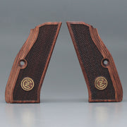 CZ TS 2 Grips, Premium Gun Grips Gold Logo