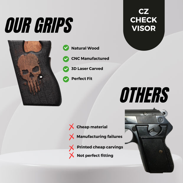 CZ Check Visor Grips Gun Grips
