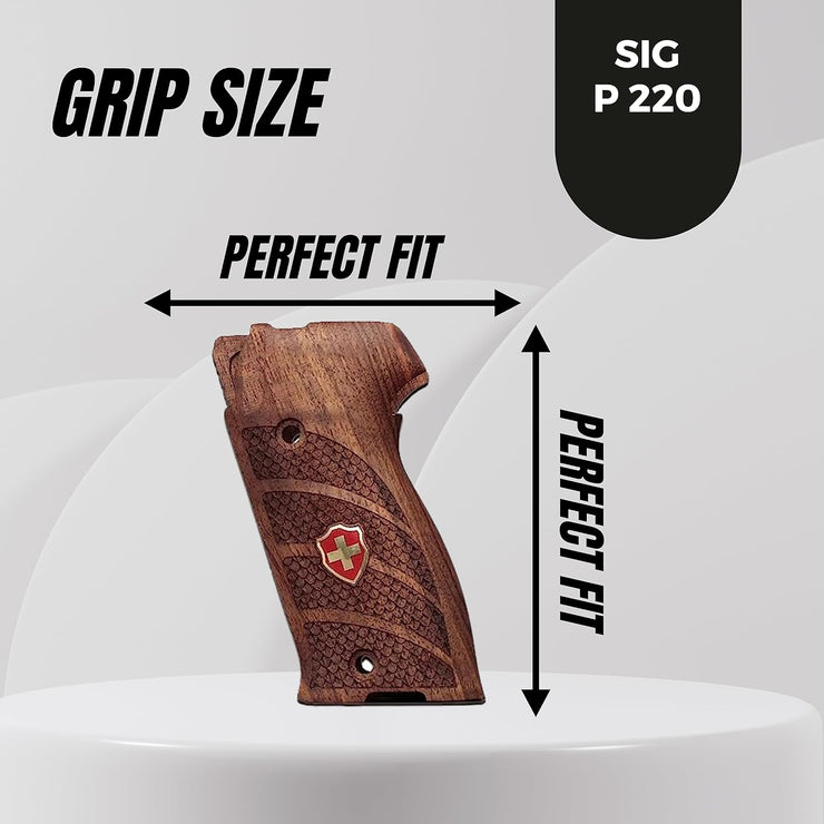 Sig P220 Gold Metal Grips ( Heel Mag Release )