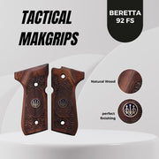 Beretta 92FS Gold Metal Grips
