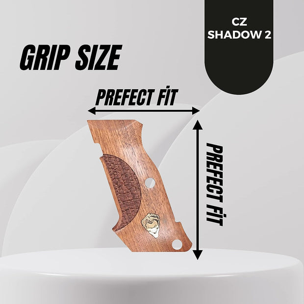 CZ Shadow 2 Wood Target Grips
