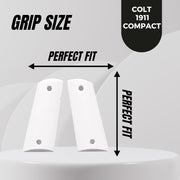 Colt Compact Plexi Grips, Gun Grips