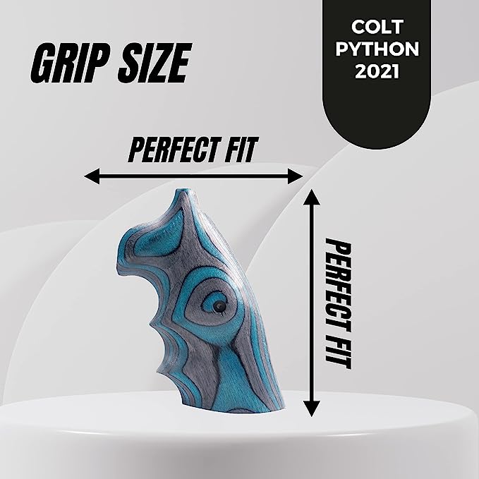 Colt Python  Grips, Laminated Professionel Shooting Grips, Target Grips