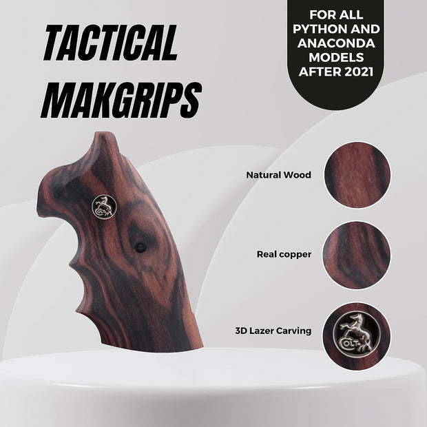 Colt Python  Grips Professionel Shooting Grips Target Gold Metal Grips
