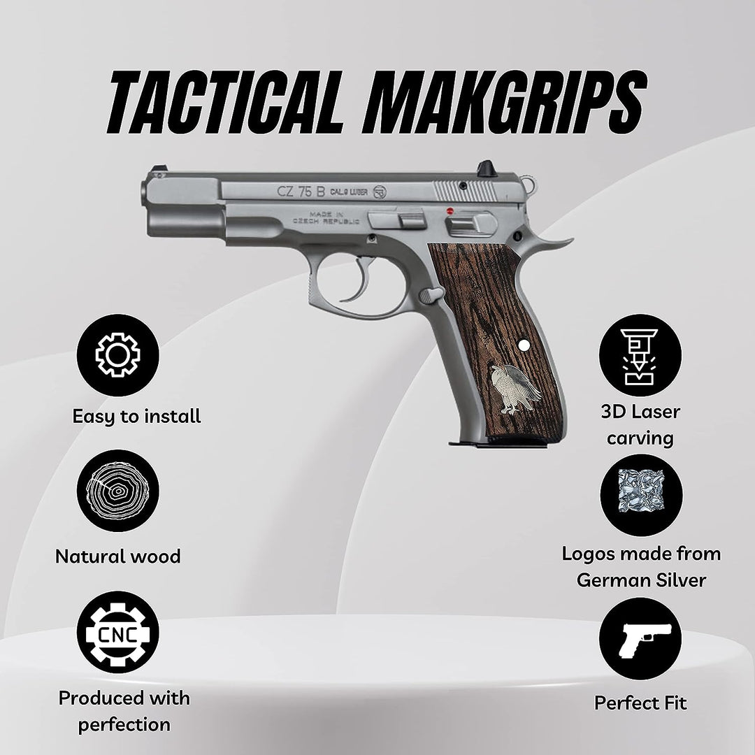 Cz 75 75B 85 85B SP-01 Grips, Wooden Grips