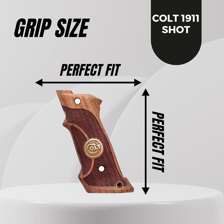 Colt 1911 Grips Professionel Shooting Grips Target Gold Metal Grips