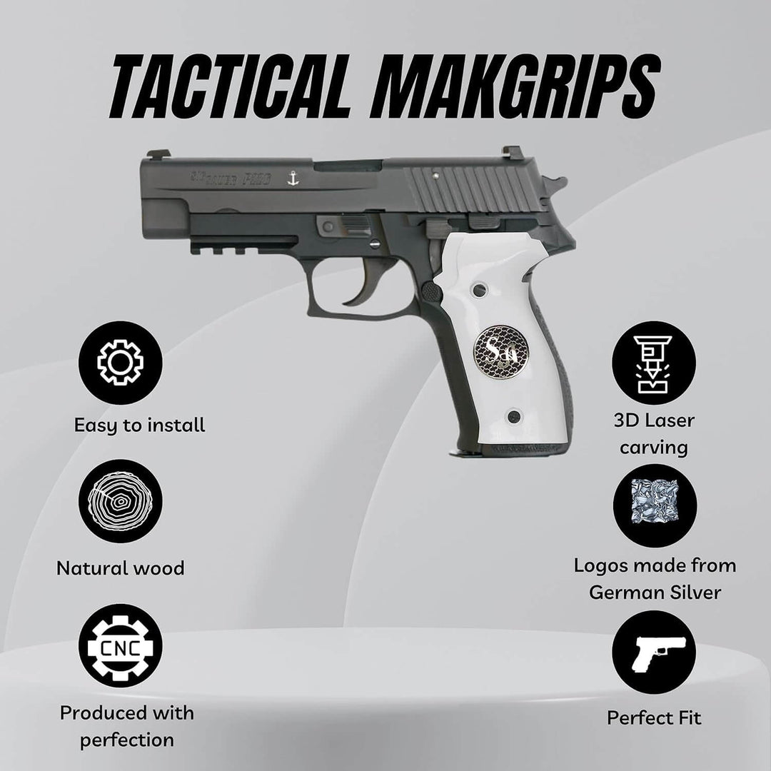 Impugnatura In Polimero Per Sig Sauer P226, MK25, LDC II – RDW ACCESSORIES, Colore Nero - 3
