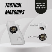 Beretta Mod 70 Grips Gold Metal One Safety Grip