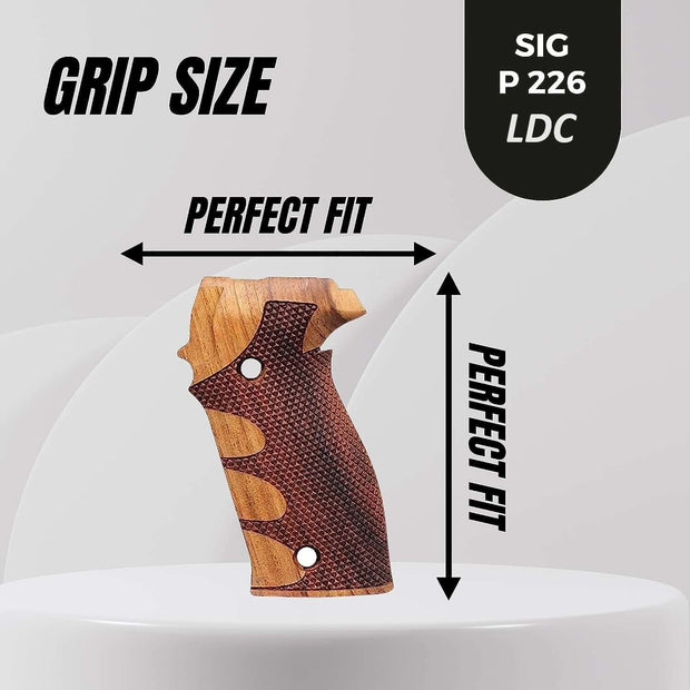 Sig Sauer P226 LDC II and LDC 2 Walnut Wood Grips