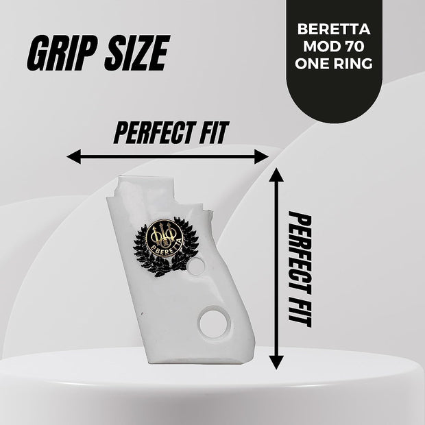 Beretta Mod 70 Grips Gold Metal One Safety Grip
