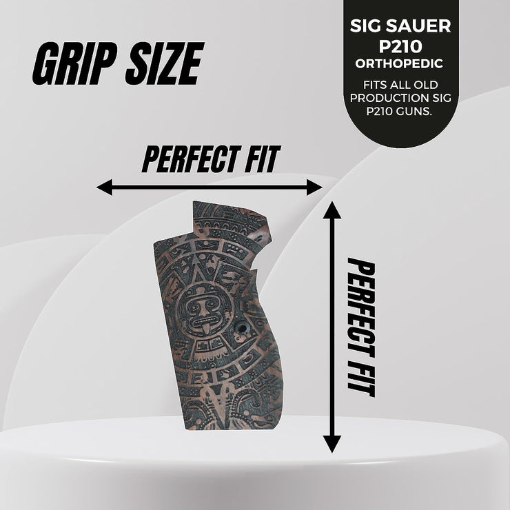 SIG P210 Orthopedic Wood Grips