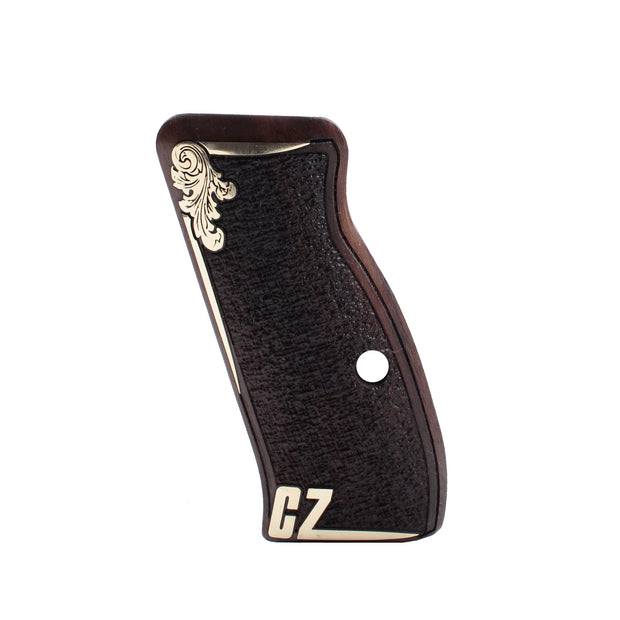 Cz 75B SP01 Wooden Gun Gold Metal Grips