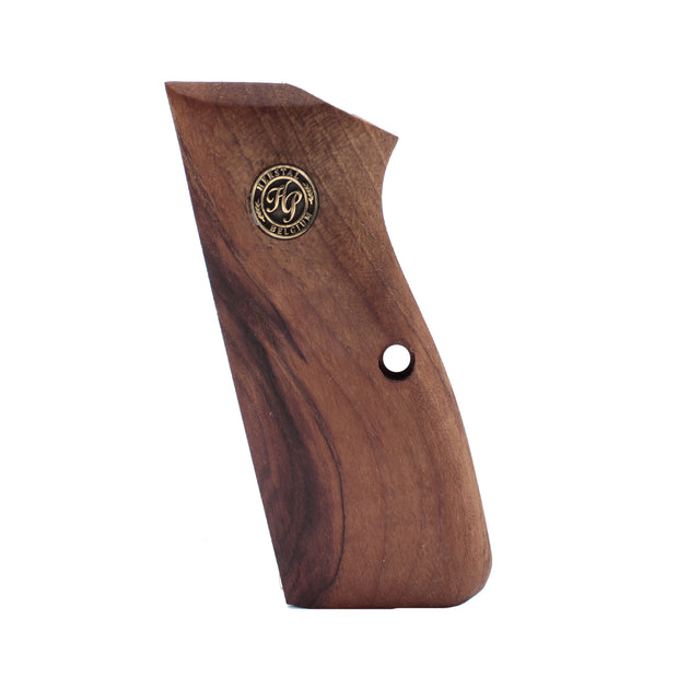 Poignées En Noyer Regent BR-9 Pour Springfield SA-35 / Browning HP - Neuf Avec Défauts Mineurs