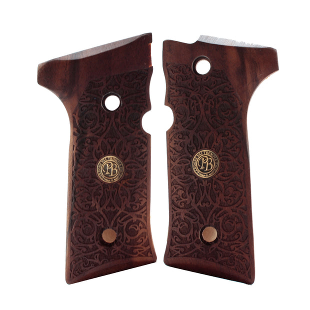 Beretta 92X Full Model Gold Metal Grips