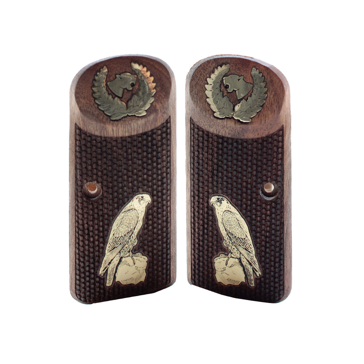 Browning FN 1922 Short Gold Logo Walnut Wood Gun Grips