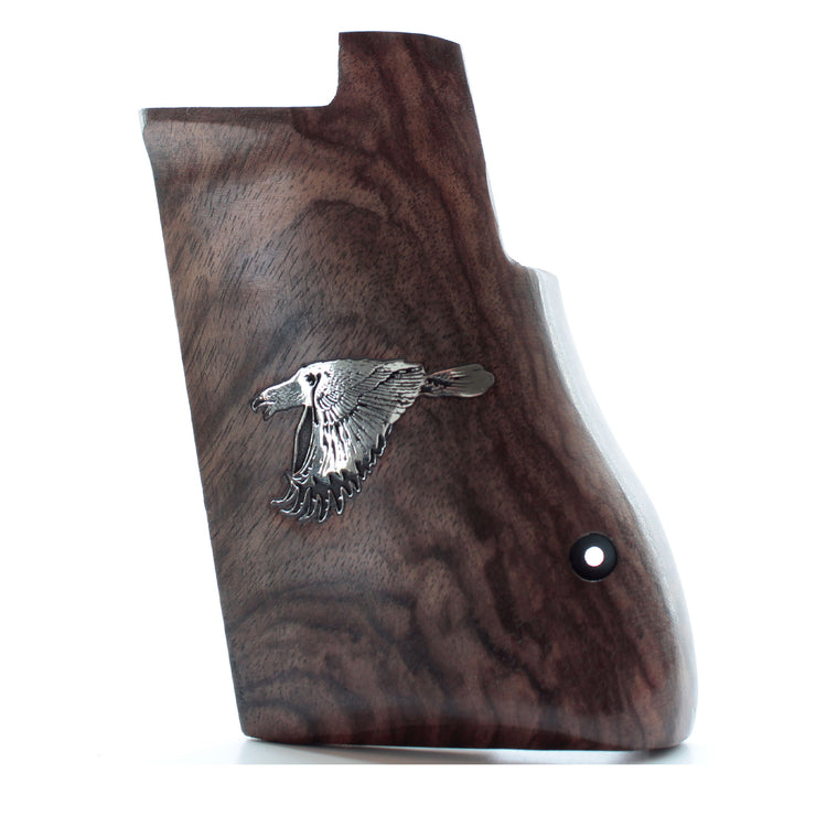 Desert Eagle Magnum Research .357 .44.50AE Silver Logo Walnut Wood Grip