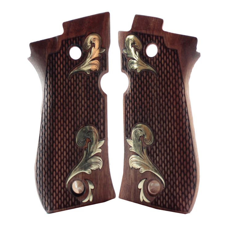 Beretta Mod 81 Gold Metal Grips