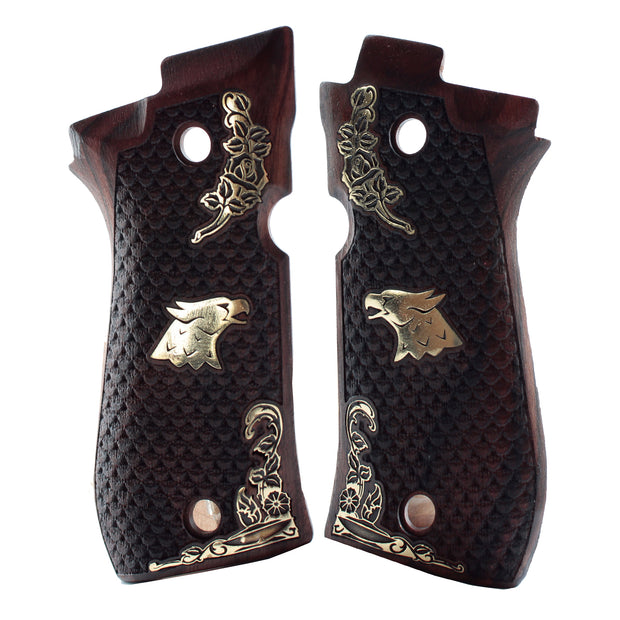 Beretta Mod 81 Gold Metal Grips