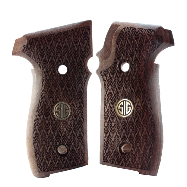 Sig Sauer P228 P229 and M11 A1 Golden Sig Logo Grips