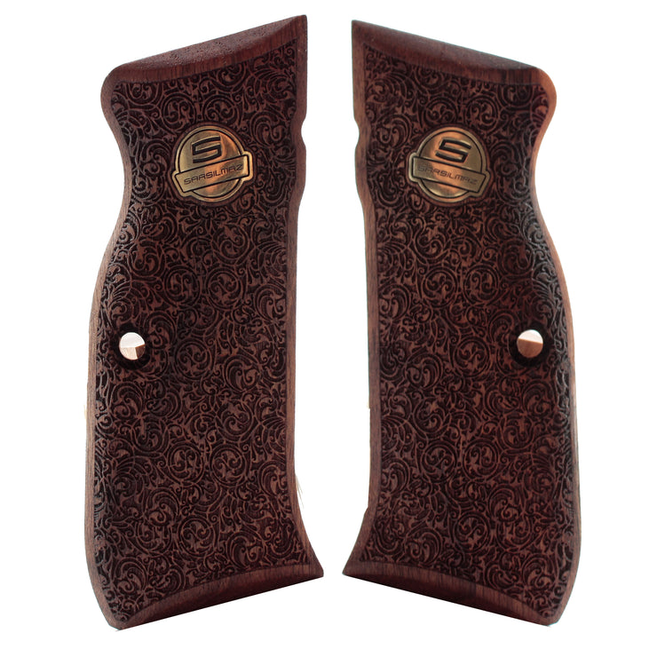 SAR Arms EAA Witness Wooden  Fits for P8L, 2000 Light Gold Metal Grips