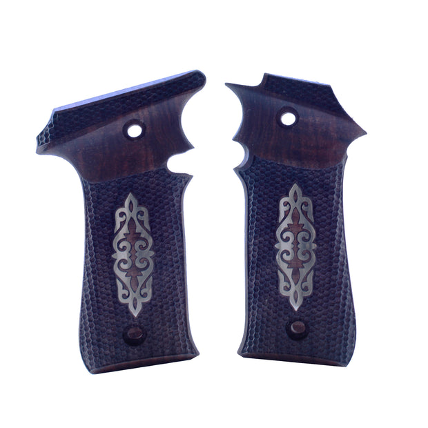 Llama 7.65 Wood Gold Metal Grip