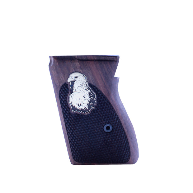 Walther PPK Grips Walnut Wood Gold Metal Grips