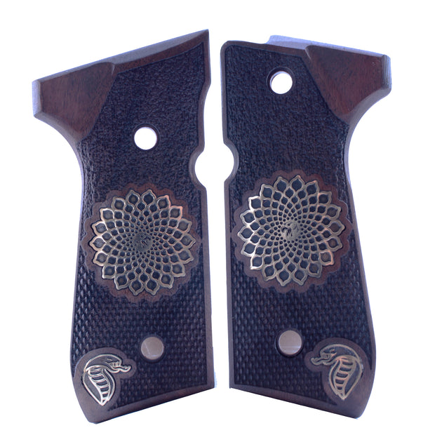 Beretta 92 FS Gold Metal Grips