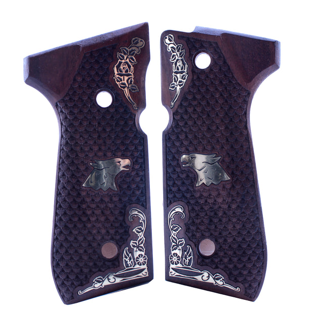 Beretta 92 FS Gold Metal Grips