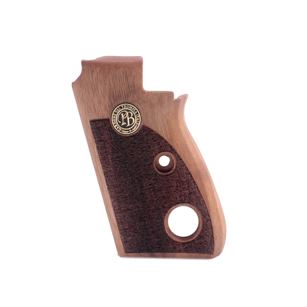 Beretta Mod 70 Single Safety Gold Logo Wood Grips