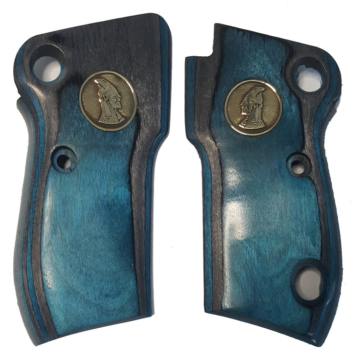 Beretta Mod 1951 Lamineted Grips With Gold Medallion (Tariq, Maadi Helwan)