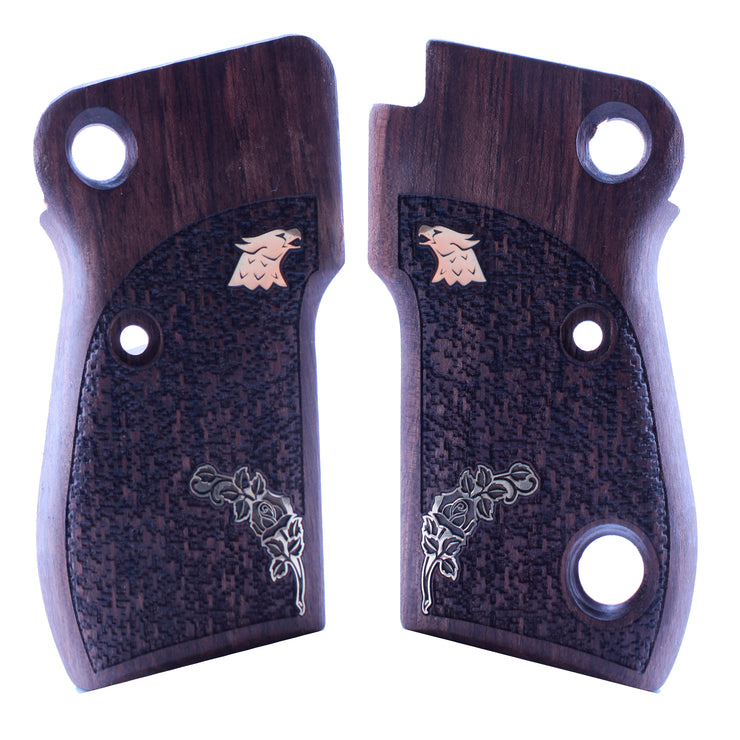 Beretta Mod 1951 Wood Grips With Gold Metal (Tariq, Maadi Helwan)