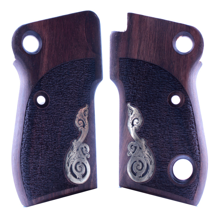 Beretta Mod 1951 Wood Grips With Gold Metal (Tariq, Maadi Helwan)