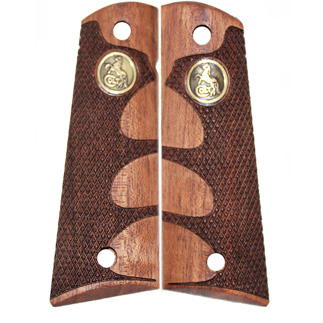 thumbnail image 2 of Handmade Hardwood Grips For Full Size 1911 Colt Kimber Springfield | Various Styles 2 of 3