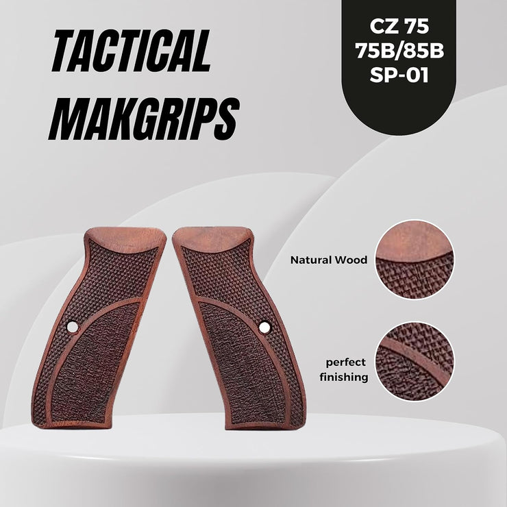 CZ 75B SP01 Wooden Gun Grips