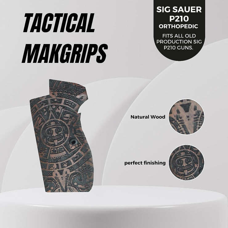 SIG P210 Orthopedic Wood Grips