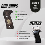Astra A90 A100 A900 Gold Metal Grips