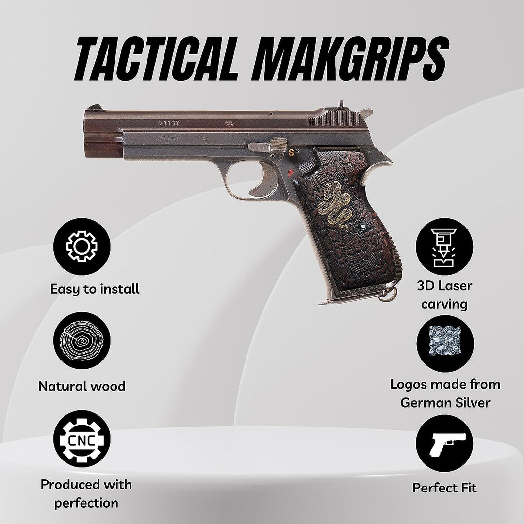 SIG P210 Wood Grips (does not fit new super target P210)