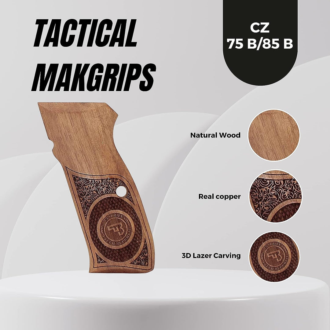 Cz 75 75B 85 85B SP-01 Grips, Wooden Grips