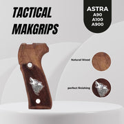 Astra A90  A100 A900 Silver Metal Grips