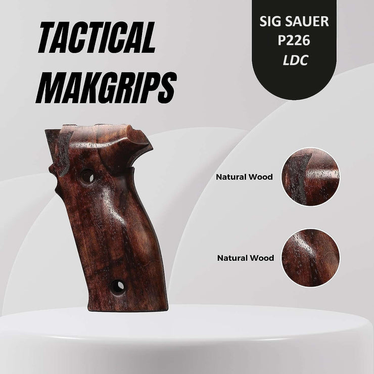 Sig Sauer P226 LDC II and LDC 2 Walnut Wood Grips