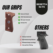 Beretta 92F 92 F 92FS 92 FS 92A1 92 A1 96 98 M9 M9A1 And Girsan Regard MC Silver Metal Grips