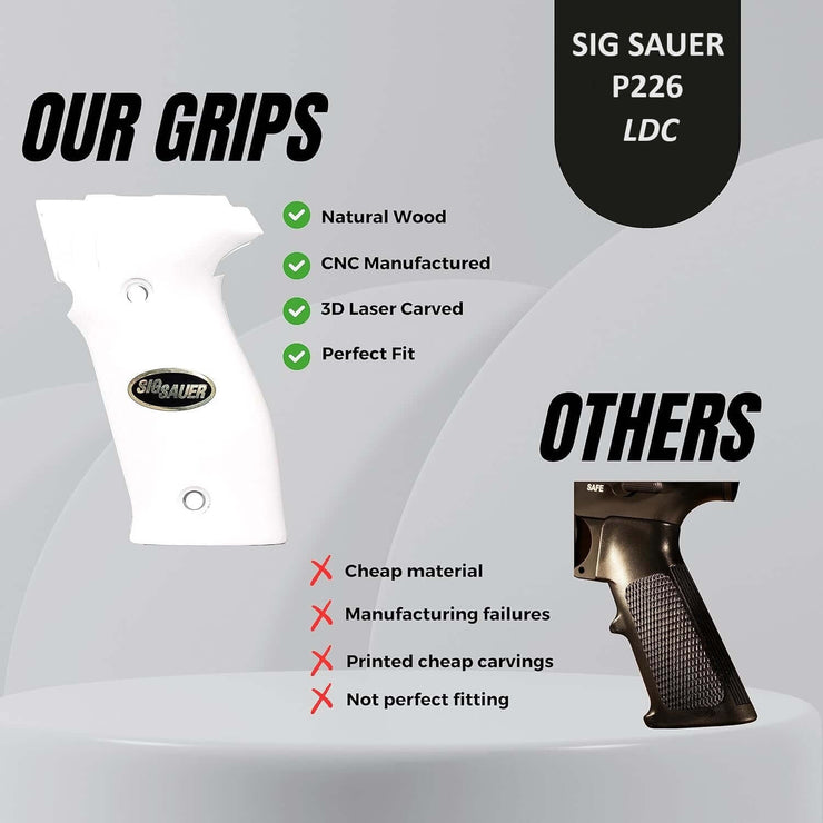 Sig Sauer P226 LDC II and LDC 2 Acrilic Grips