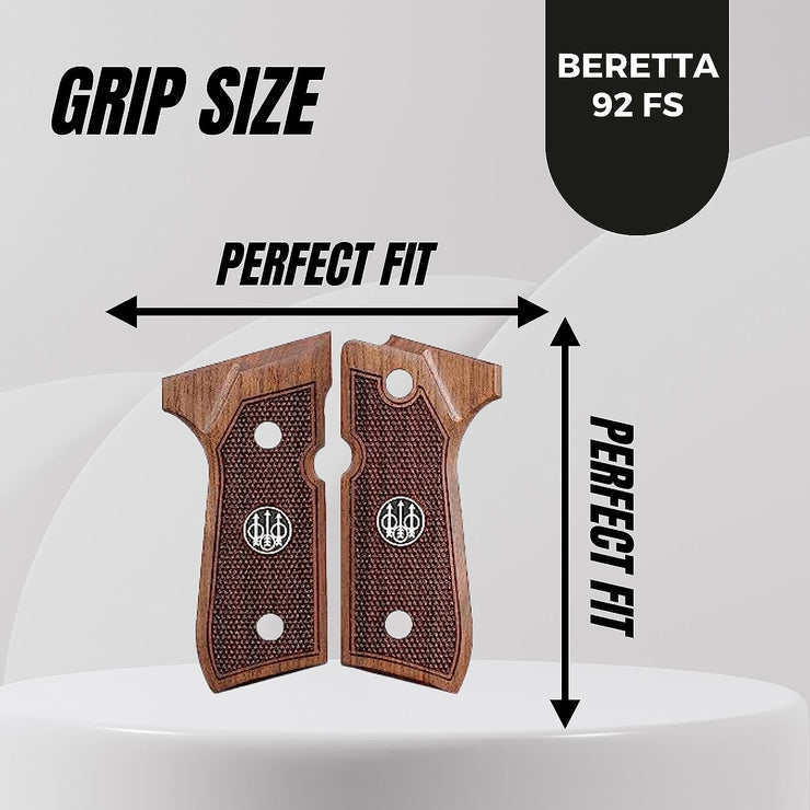 Beretta 92F 92 F 92FS 92 FS 92A1 92 A1 96 98 M9 M9A1 And Girsan Regard MC Silver Metal Grips