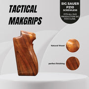 Sig P 210 Screwless Wooden Gun Grip
