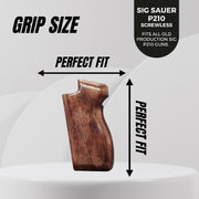 SIG P210 Wood Grips
