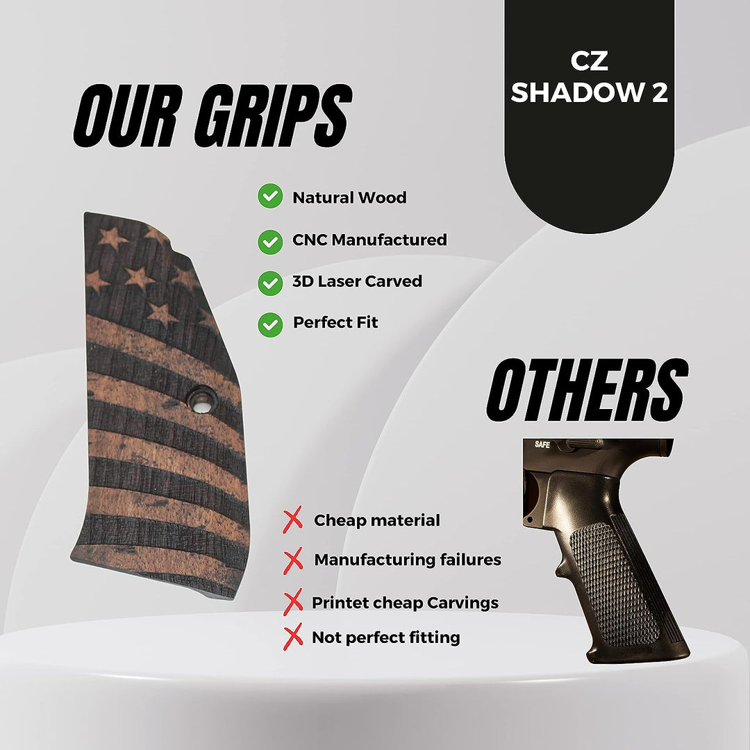 Armanov MaXXXgrip for CZ Shadow 2 in SP01 - Polenar Tactical Armory