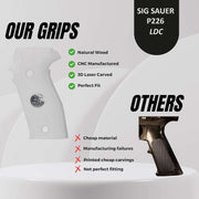 Sig Sauer P226 LDC II and LDC 2 Acrilic Grips